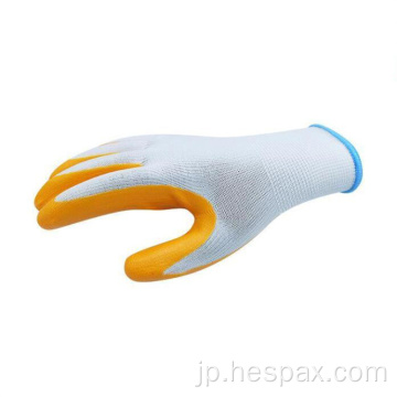 Hespax Comfort Anti-Oilニトリル安全手袋メカニック